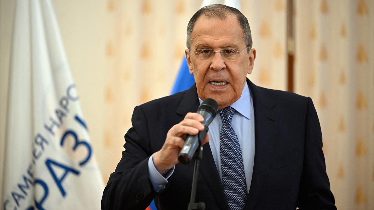 Lavrov sostuvo que Rusia jams se ha negado a negociar con Ucrania Foto AFP