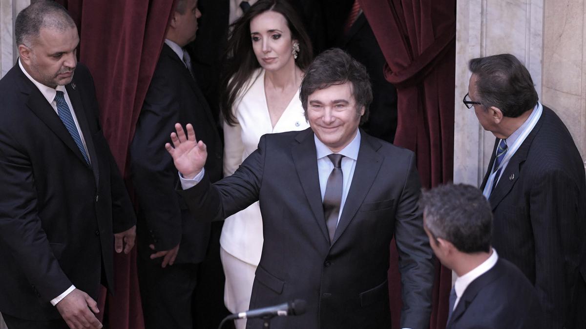 El primer mandatario terminar de definir su discurso con Santiago Caputo y Karina dejaron saber fuentes cercanas al Gobierno Foto Julin lvarez 