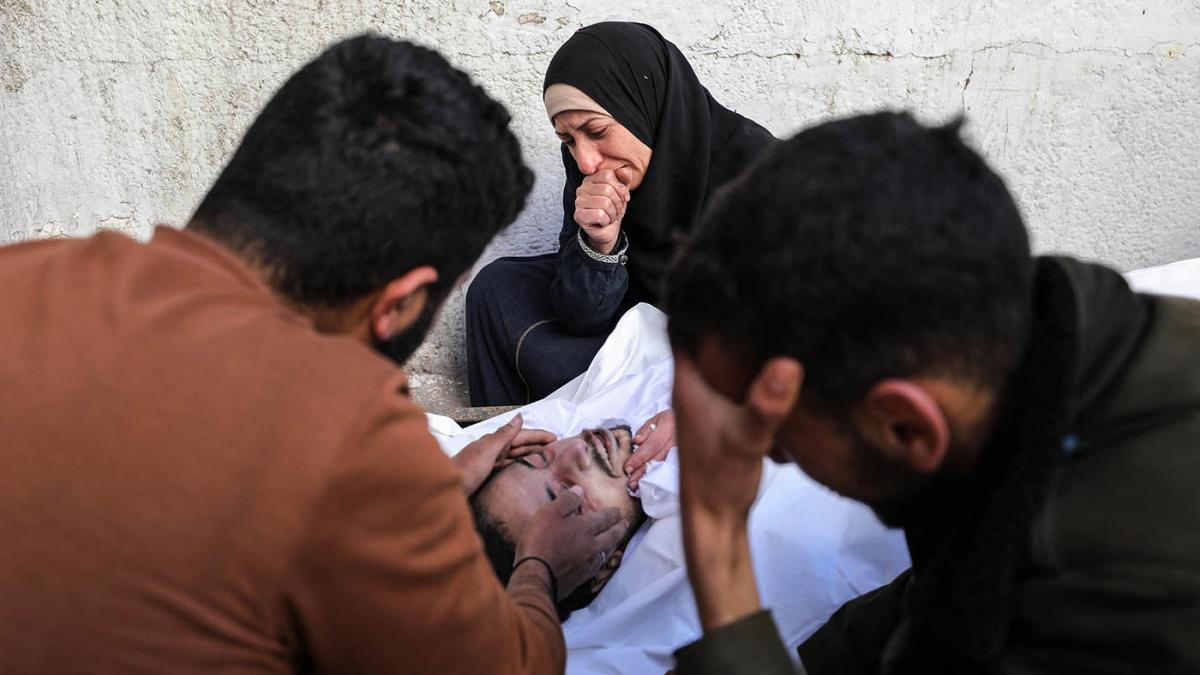 En las ltimas 24 horas murieron al menos 193 personas segn el Ministerio de Salud de Gaza Foto AFP