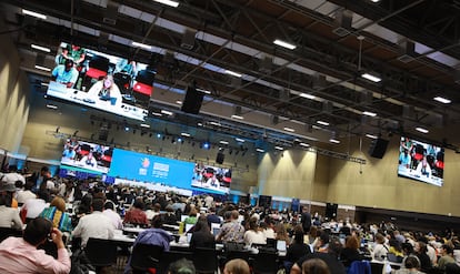 Vista general de la sesión de clausura de la cumbre sobre naturaleza COP16 de las Naciones Unidas en Cali, Colombia, 2 de noviembre de 2024.