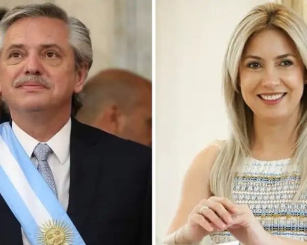Fabiola Yañez y Alberto Fernández