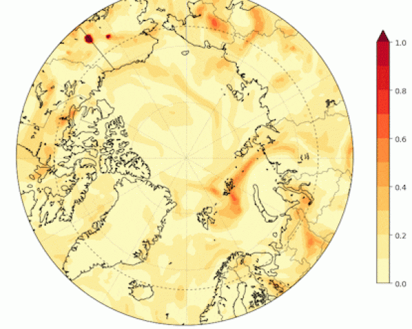 Los incendios en la región Ártica de este mes de junio según el servicio europeo Copernicus.