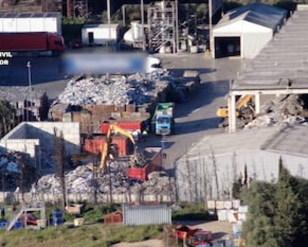 Una de las instalaciones inspeccionadas por el Seprona en la operación contra el tráfico de residuos internacional.