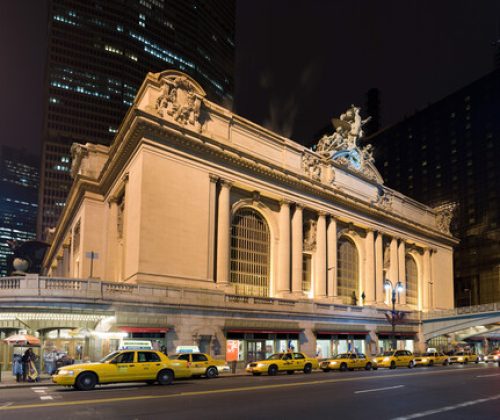 Image Grand Central Station Outside Night 2