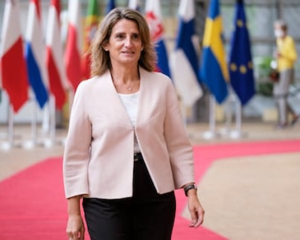 Teresa Ribera, en Bruselas en 2022.