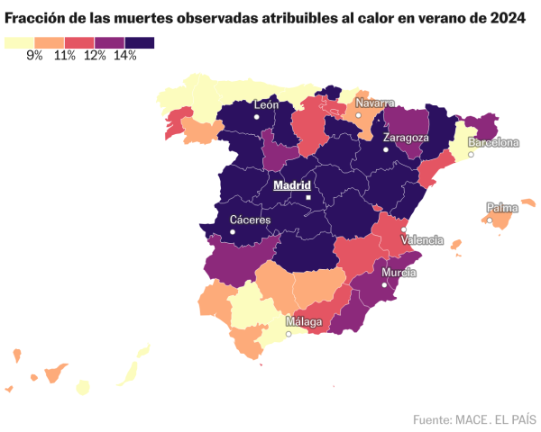 Por qué en León hay un mayor porcentaje de muertes por calor que en Málaga con menos días de altas temperaturas | Clima y Medio Ambiente