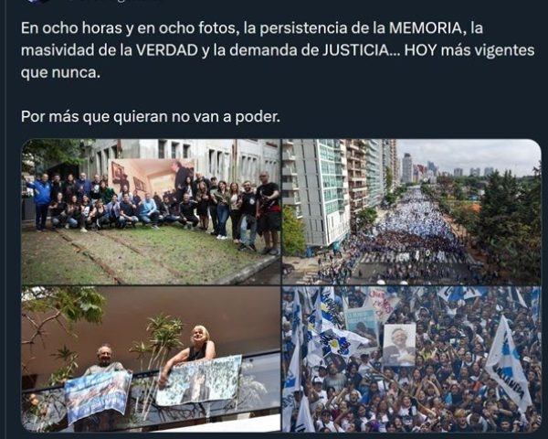 Tuit CFK Día de la Memoria