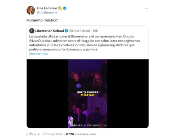 Cruce entre Lilia Lemoine y Marcela Pagano